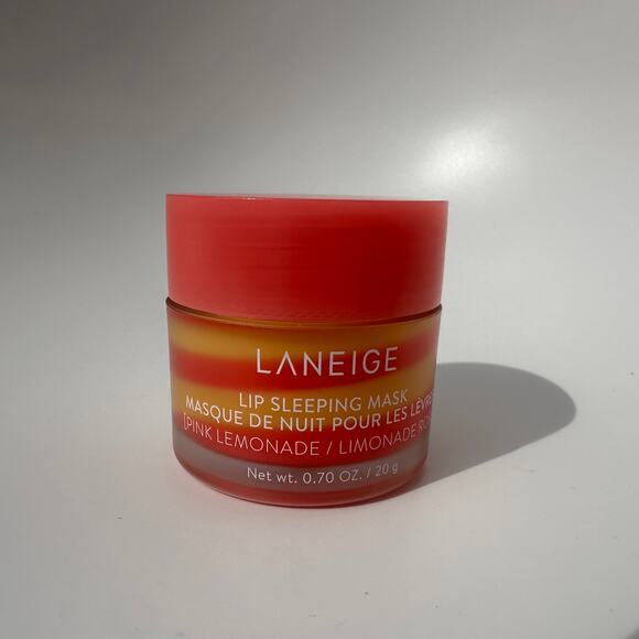 Laneige Lip Sleeping Mask Pink Lemonade Coral Balm NIB Full Size 20g / 0.70 oz - Picture 8 of 15